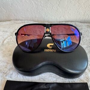 Carrera Black and Gold Sunglasses -P0261